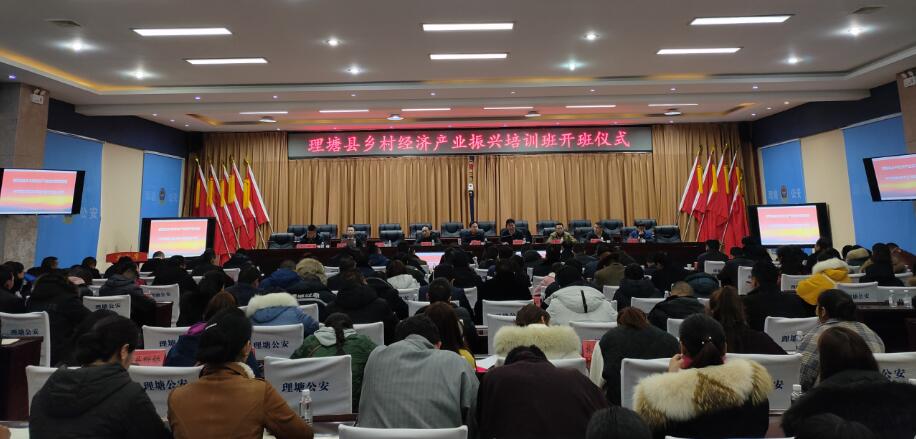 2019124153129307 集团在理塘县进行村落经济产业振兴培训班