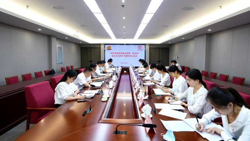 2021824164329508 GCGC黄金城集团党委书记、董事长任丁参与总部第一党支部党史进建教育专题组织生涯会